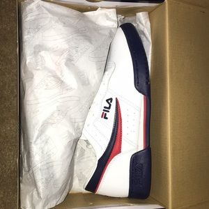 Fila white shoes
